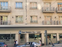 L'ingresso dell'hotel.