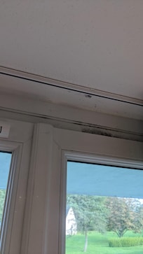 Haut de la porte fenêtre