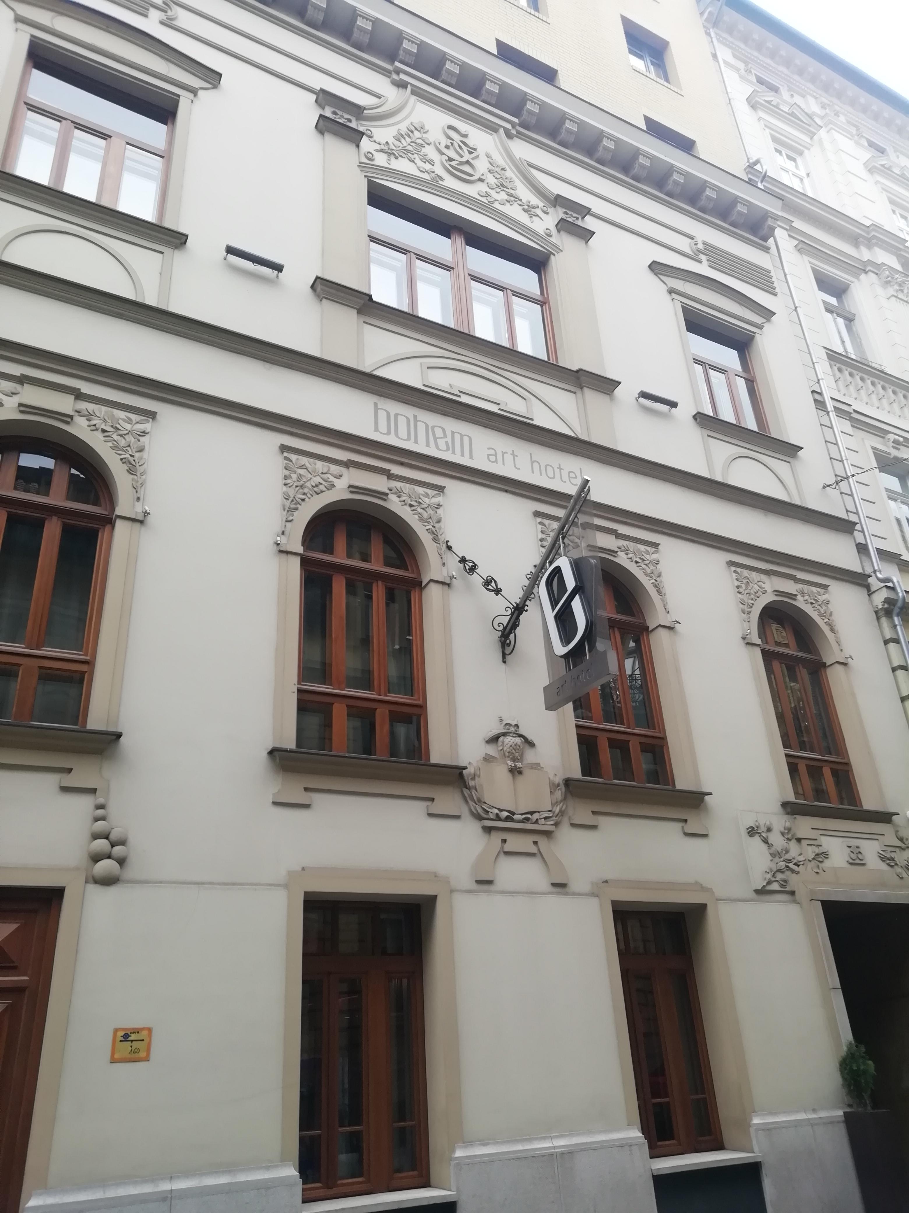 Exterior of hotel