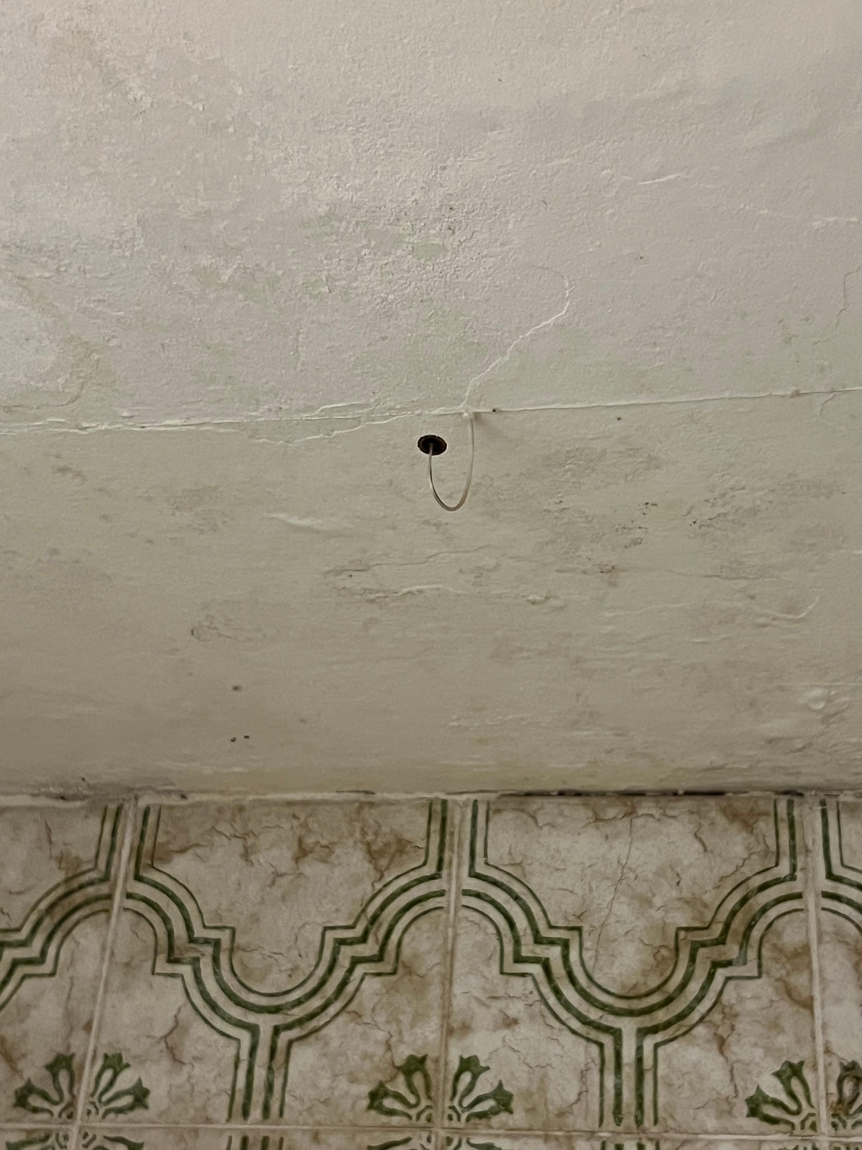 Funghi che spuntano sul soffitto 