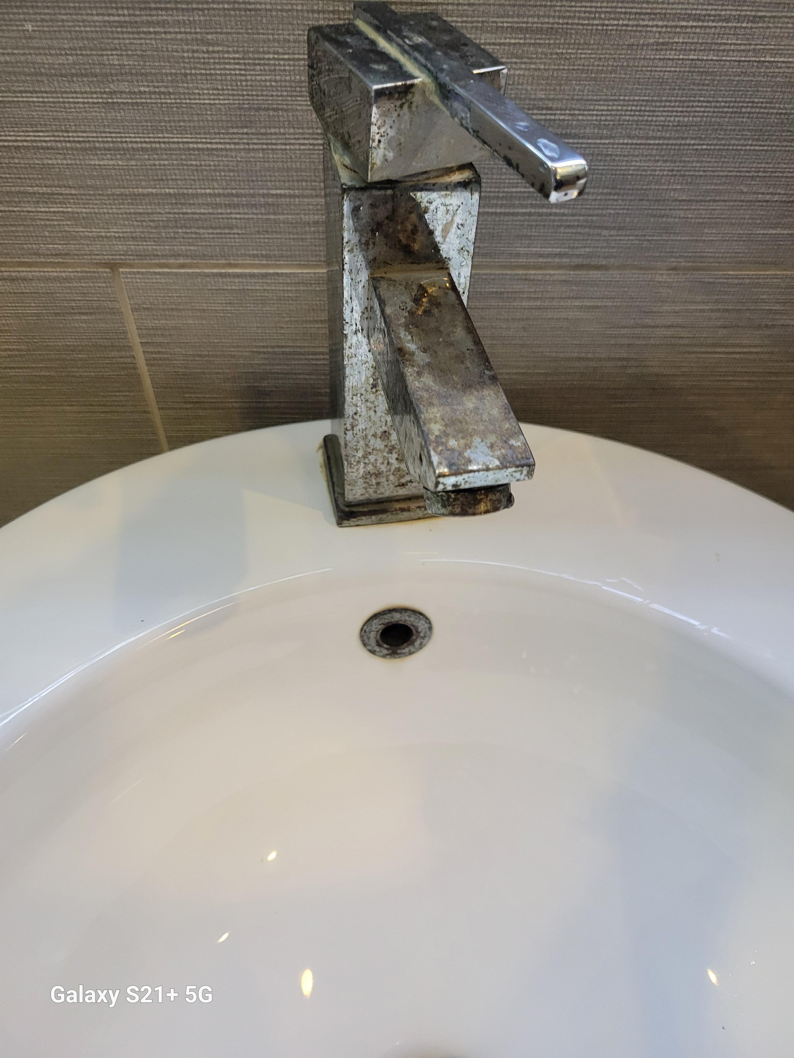 rust from BR sink