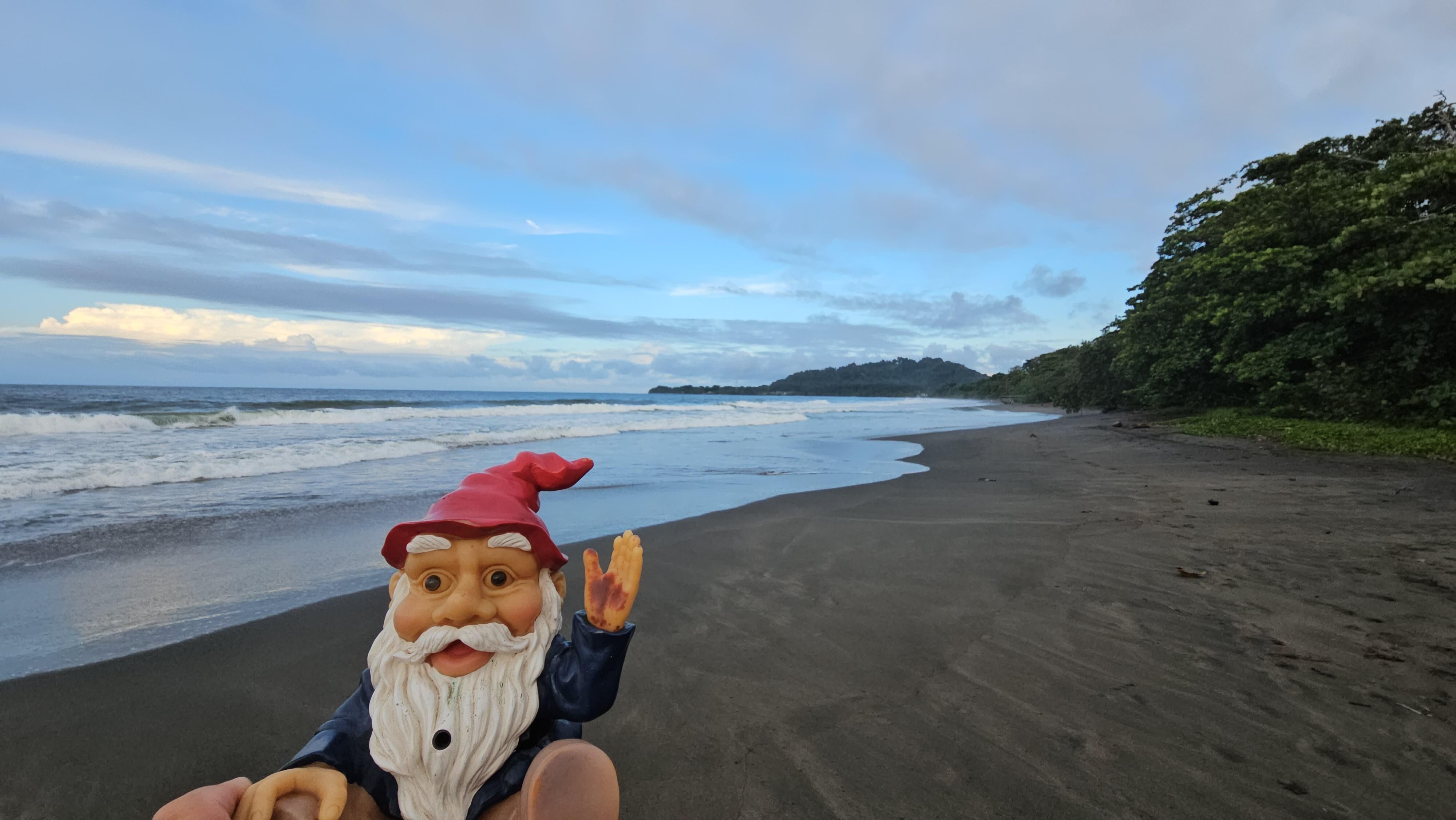 Black sand beach. 5 min walk down a Beautiful path. 