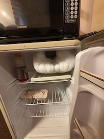 Freezer needs to be defrosted, dated