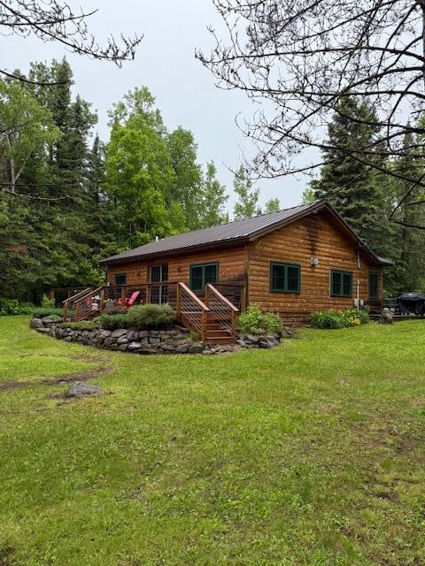 Main cabin as viewed from the boat house.