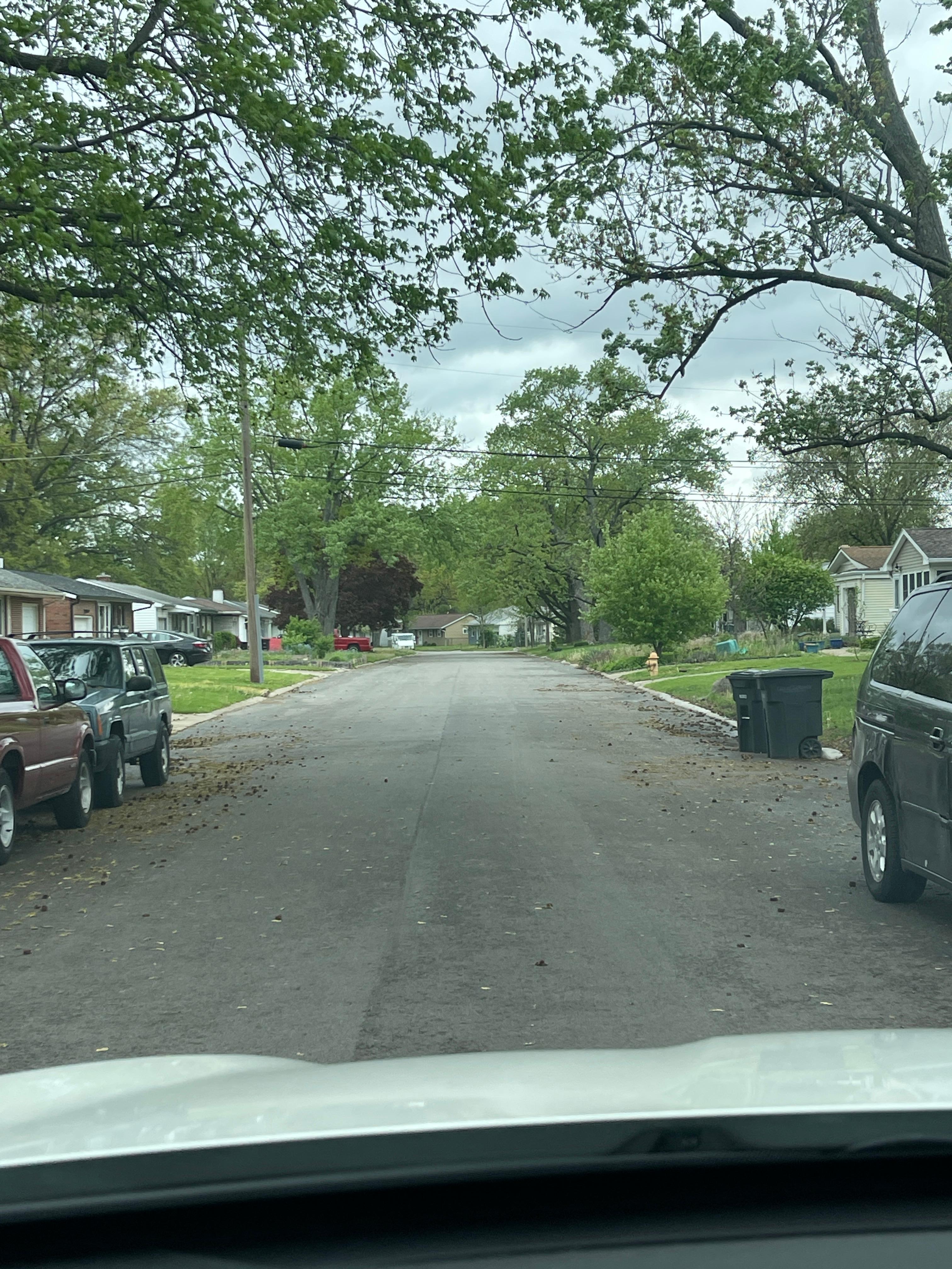 The street and neighbors were friendly.