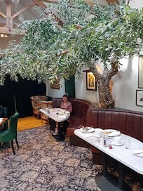 Very tastefully decorated restaurant.