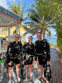 Direct access to scuba diving