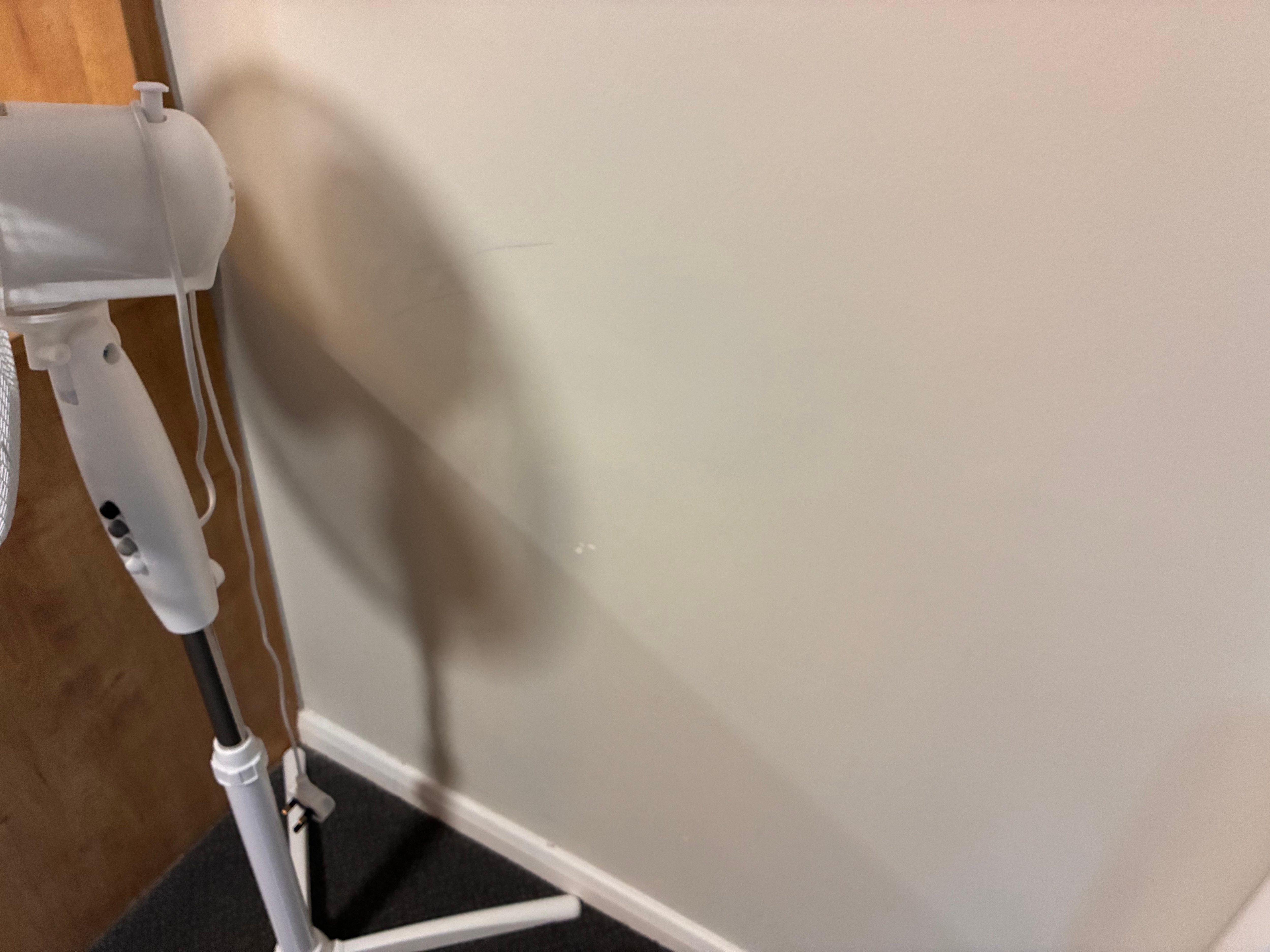 Walls covered in something 