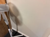 Walls covered in something