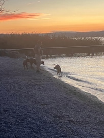 Brema Strand am Abend