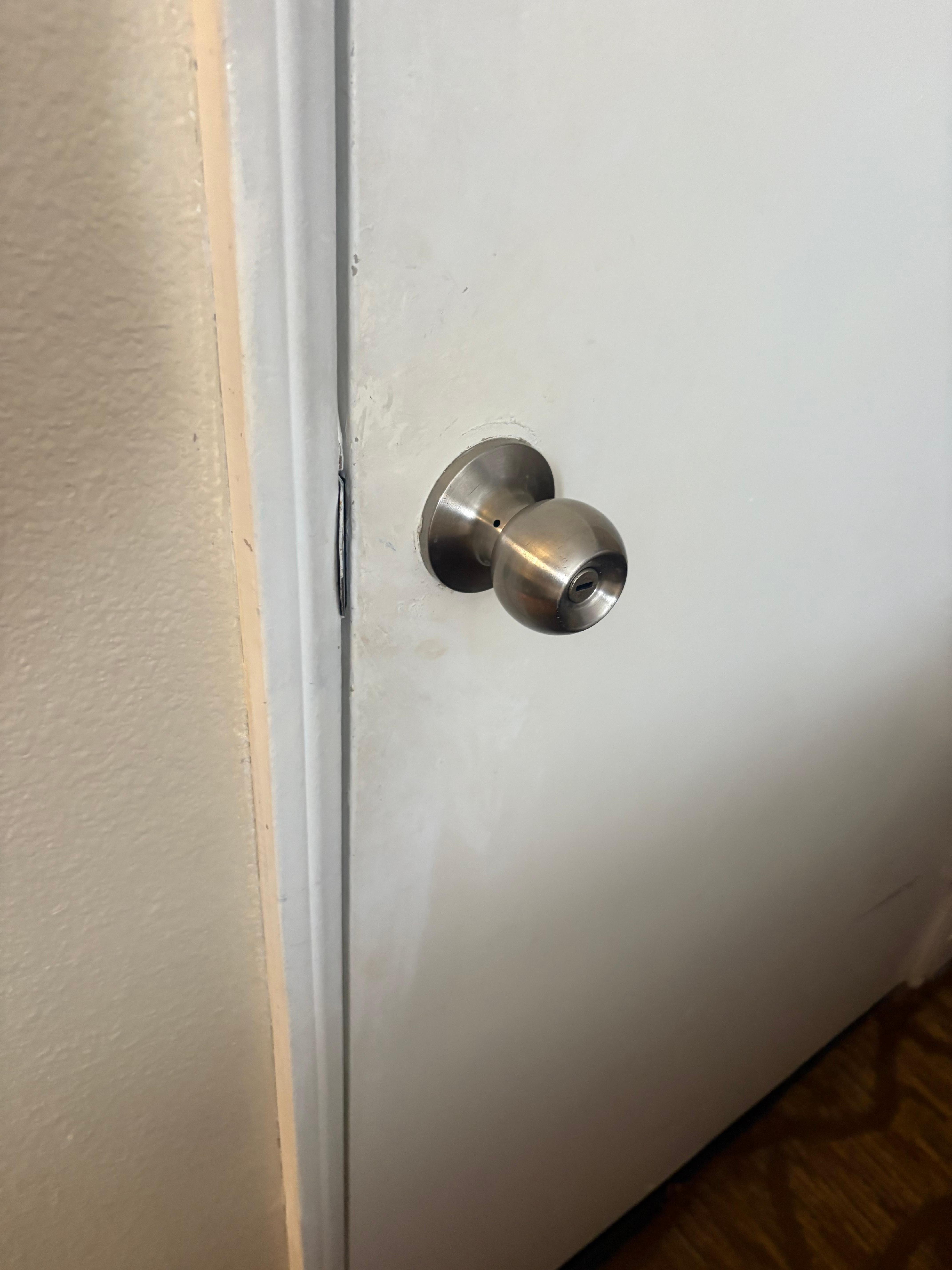 I’ve seen cleaner doors to a gas station bathroom. 