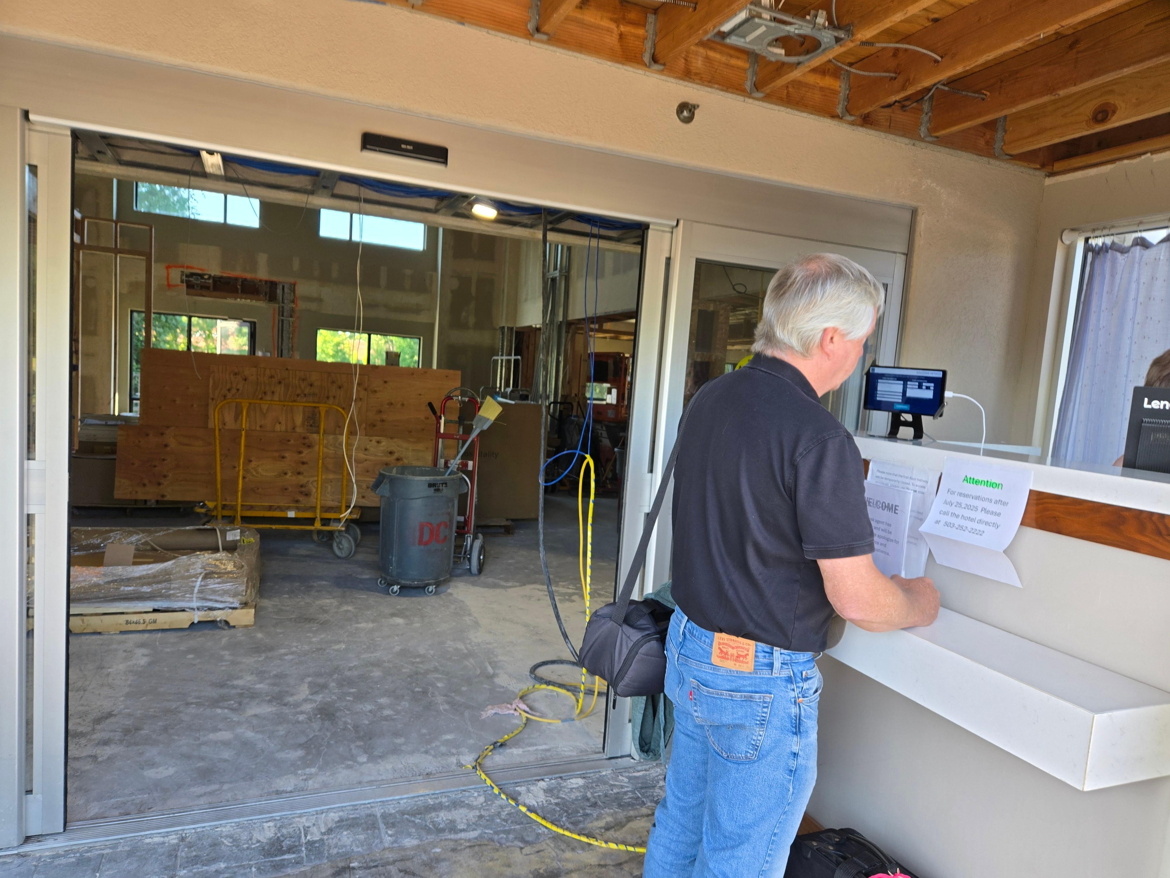 Lobby. Is under construction.