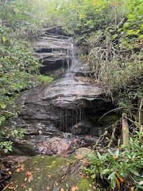 During hike