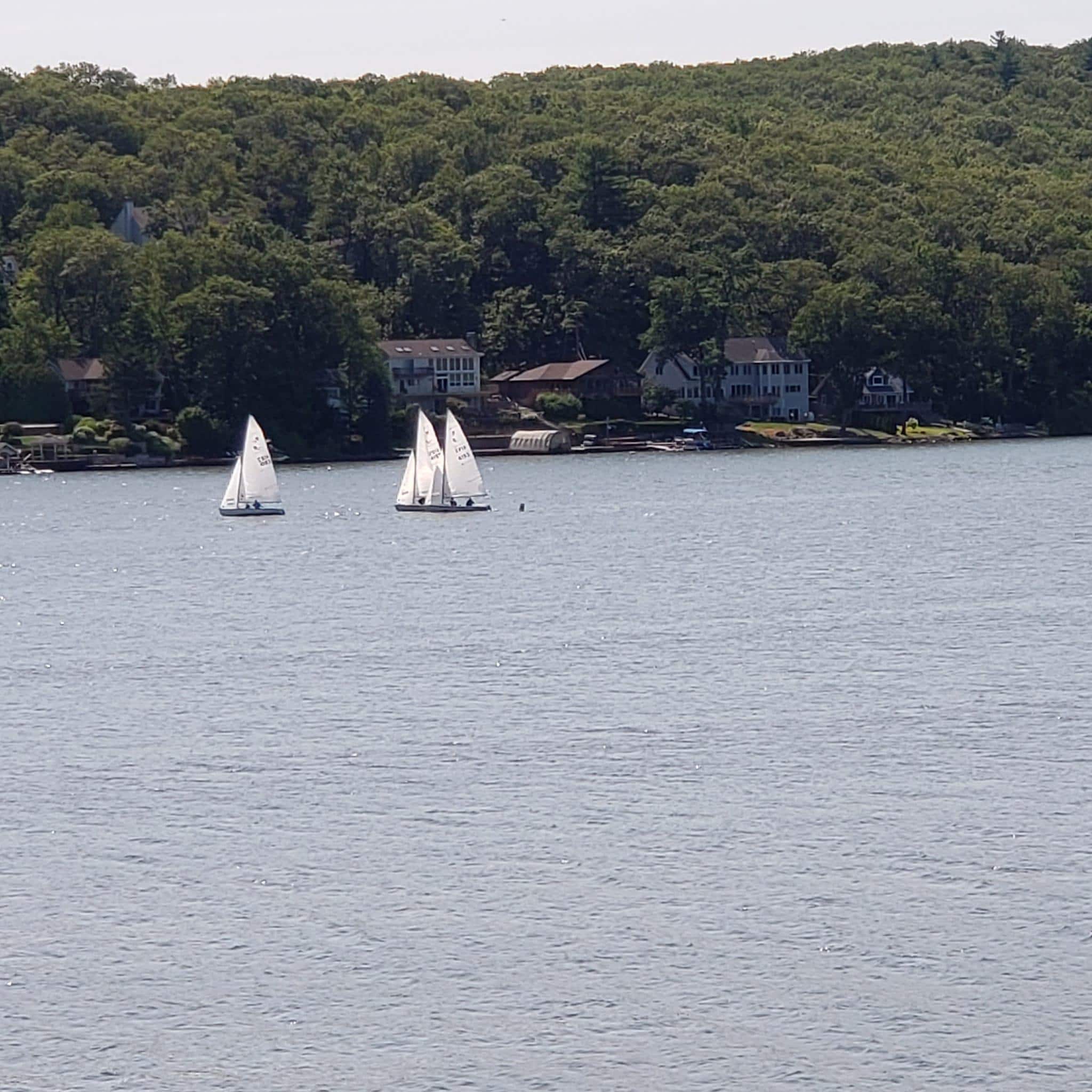 There are always people on the lake doing  fun and interesting things. Better than TV.