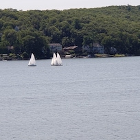 There are always people on the lake doing fun and interesting things. Better than TV.