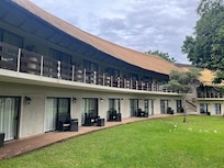 Rooms overlooking the river have a fantastic view