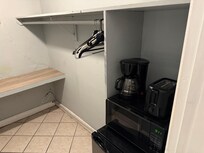 Miscellaneous hangers in the dusty AC closet