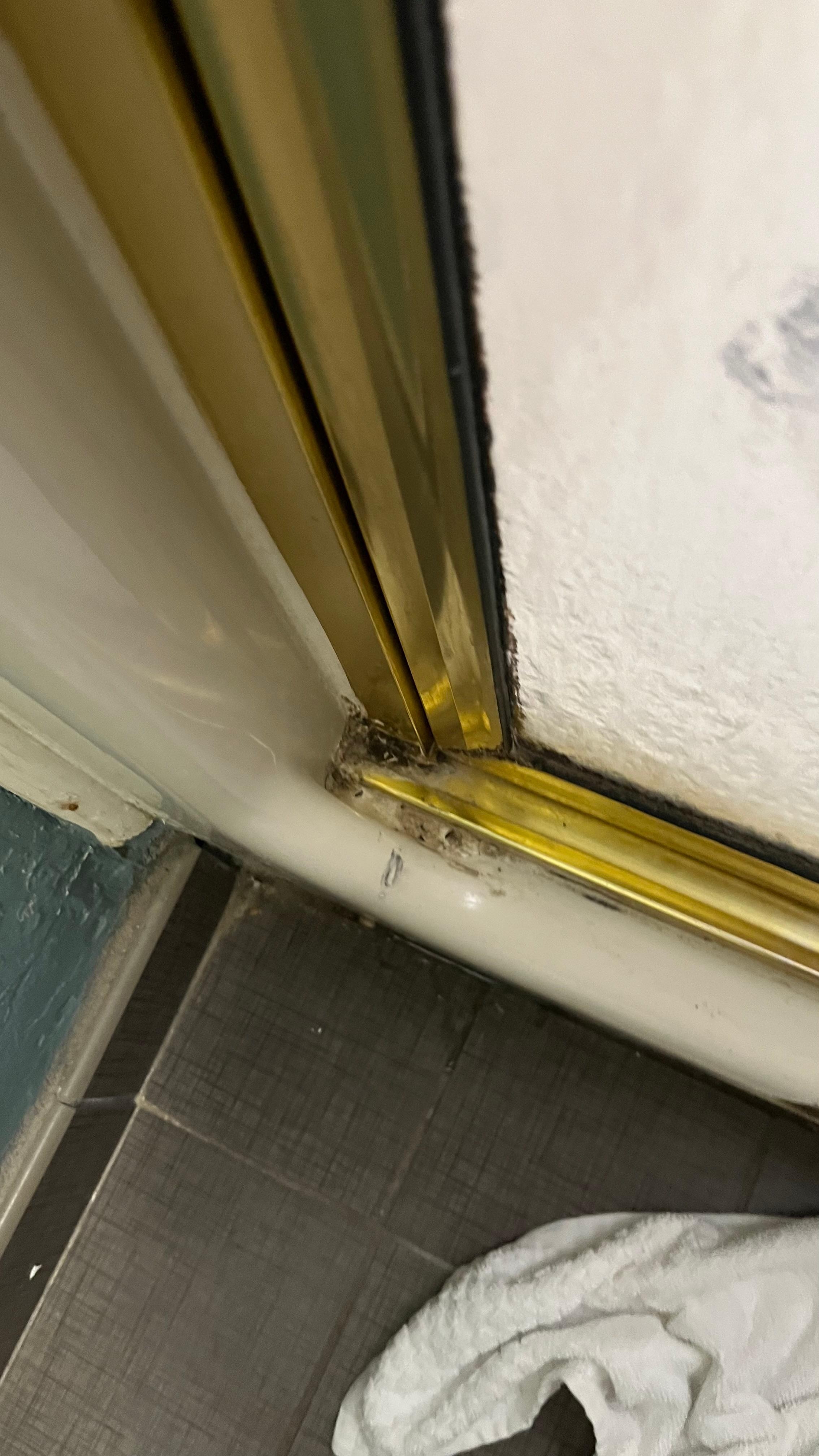 Messed up shower door!