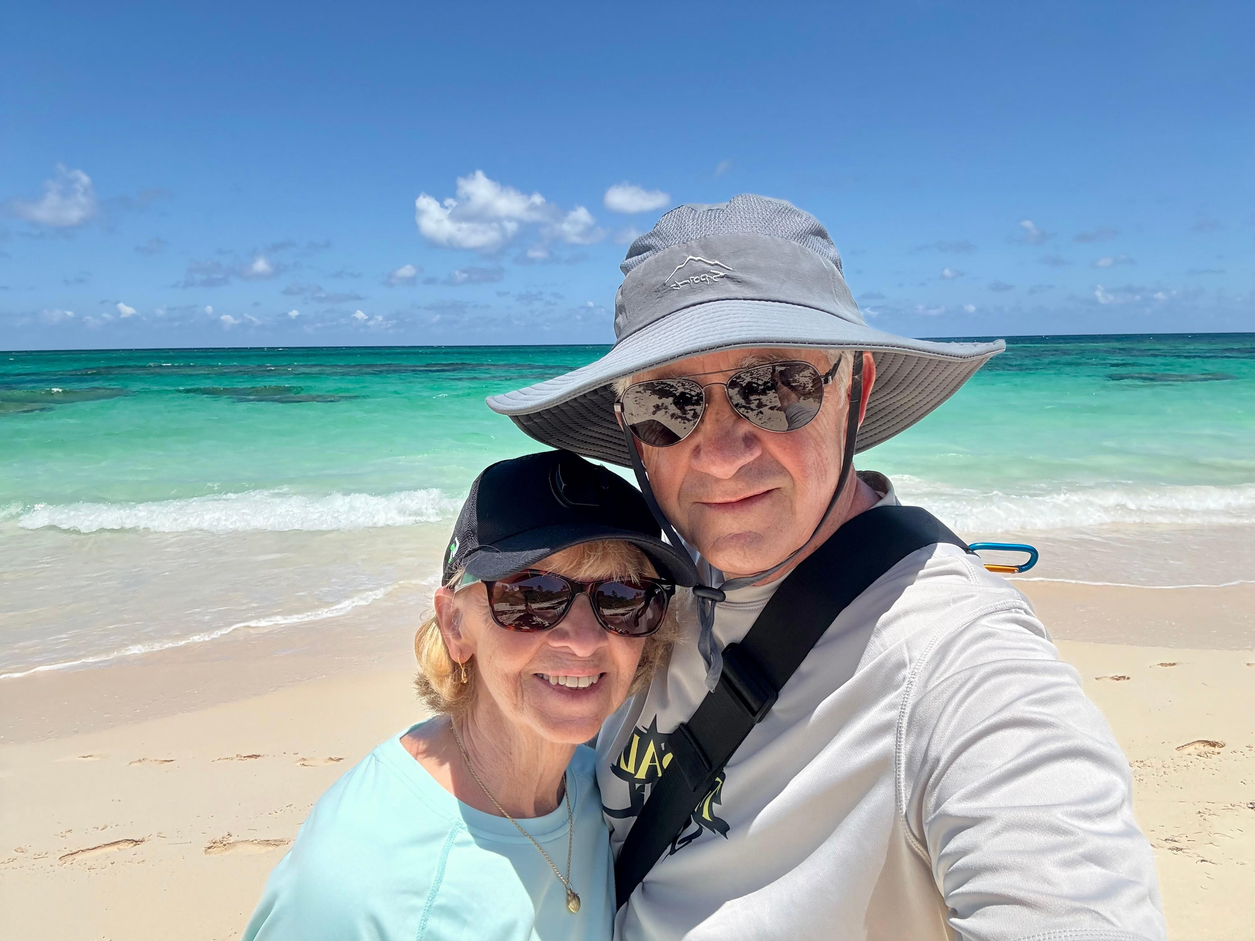 Selfie on the beach