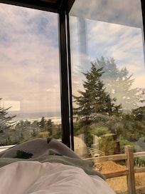 View from the bed