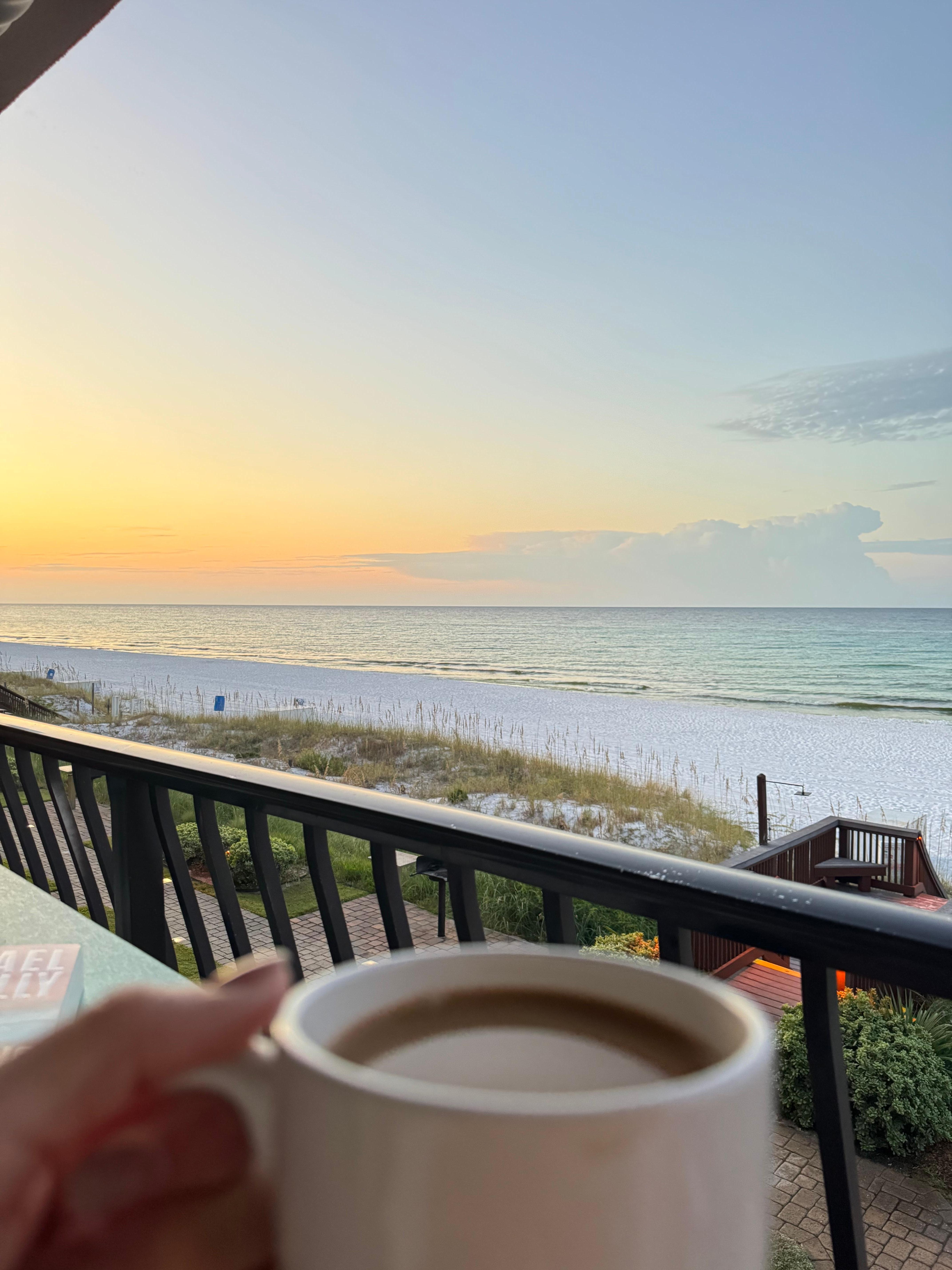 Morning coffee view