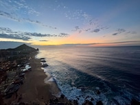 View from the pool area.