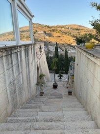 Stairs to suite