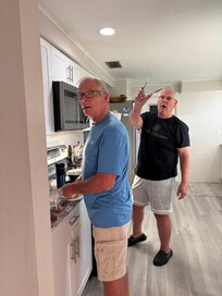 Our men even made breakfast