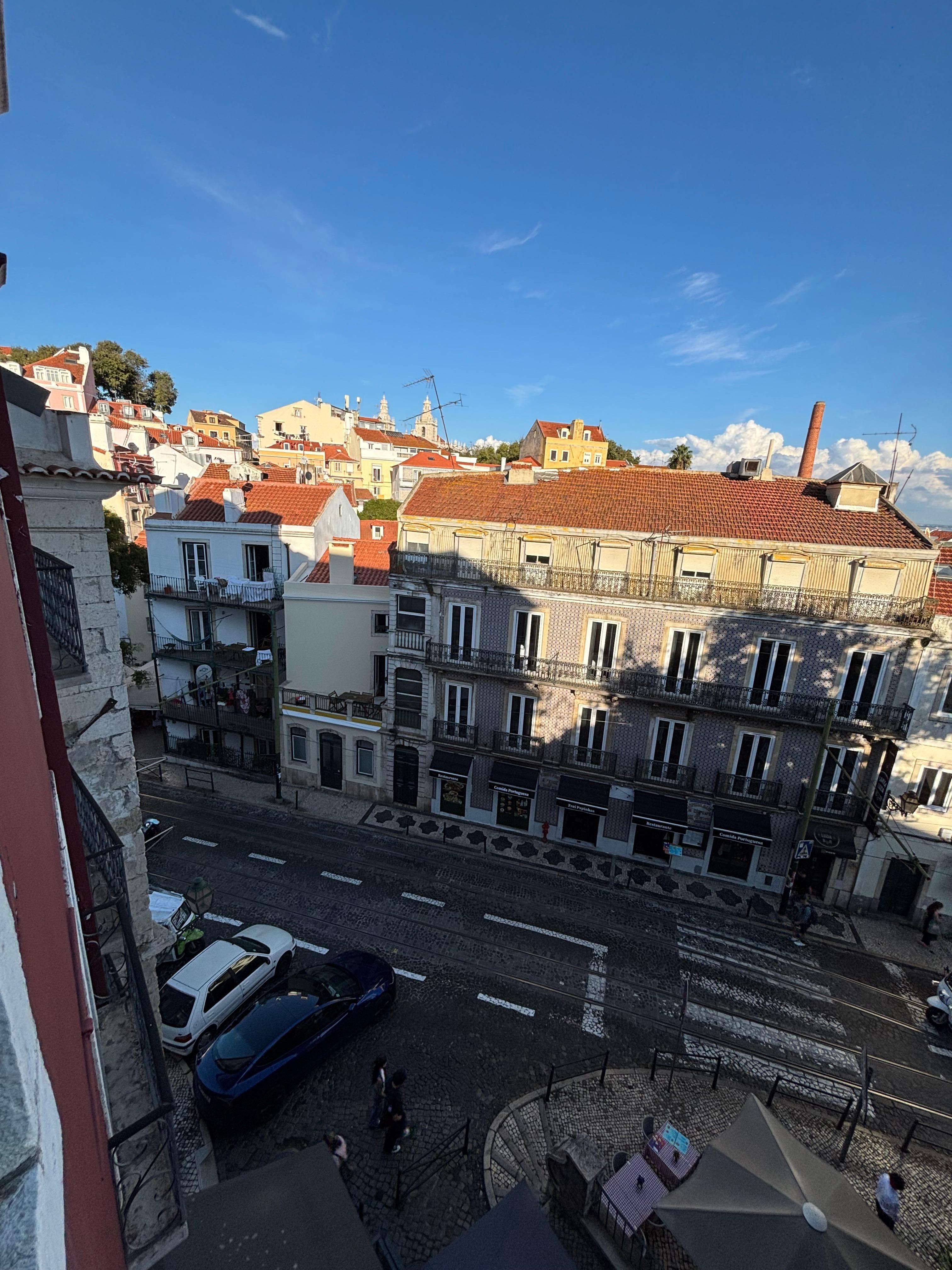 The view from our room (3B).