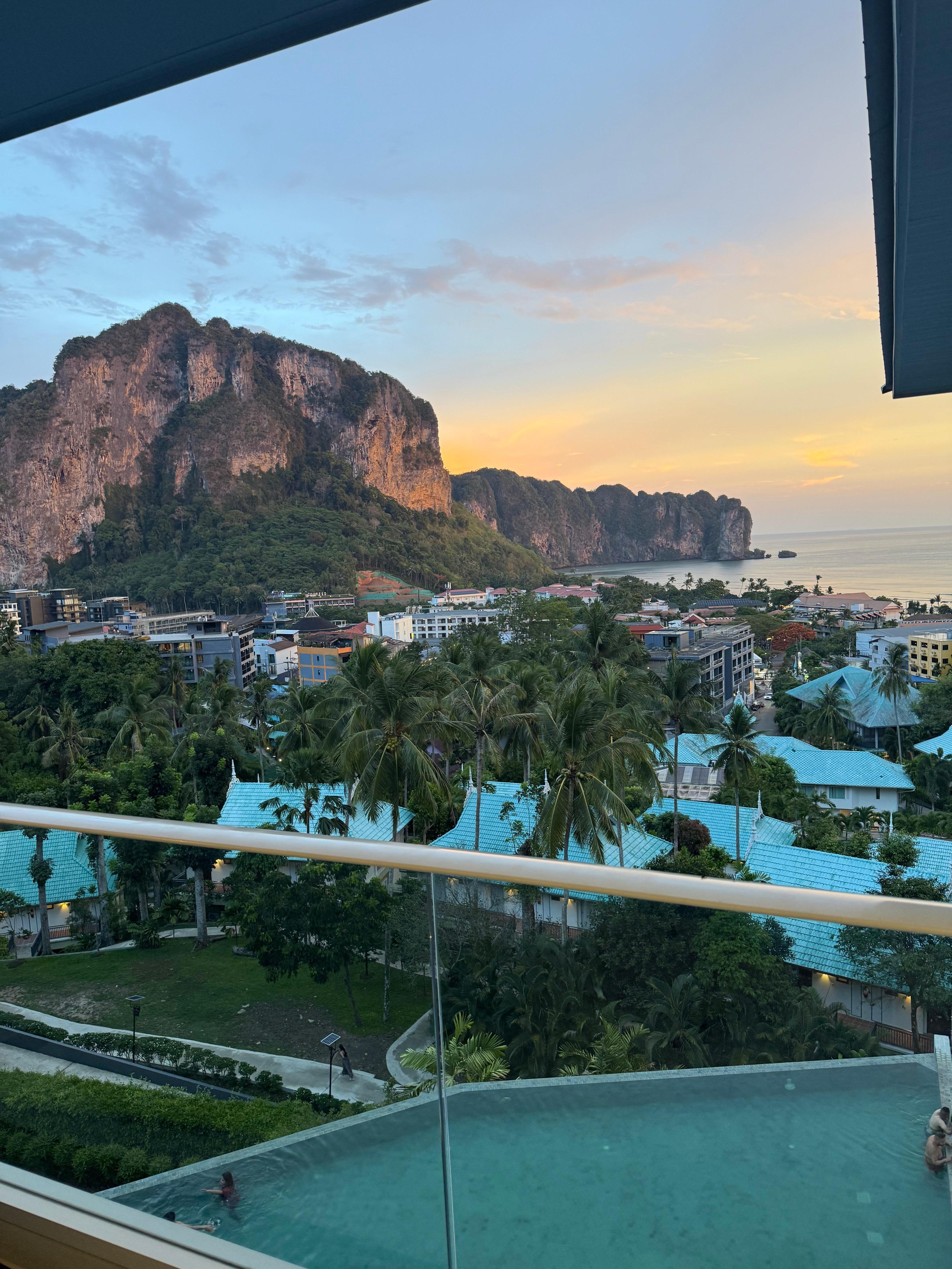 View from our jacuzzi suite 