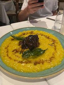 Osso Bucco with saffron risotto