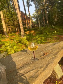 View of house from fire pit