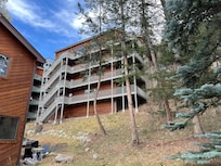 The back of the home, be prepared for a lot of steps from level 1 to level 4