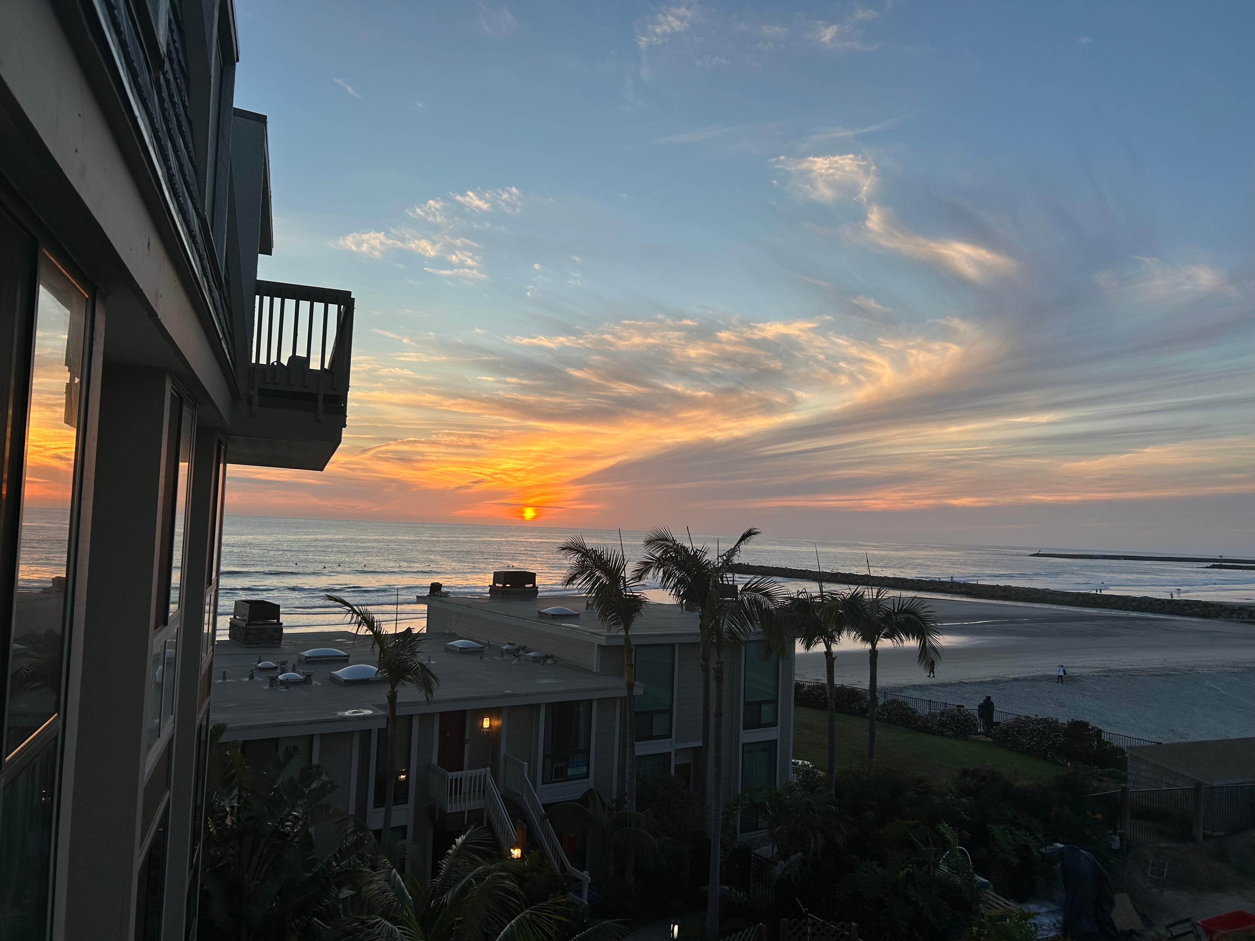 Perfect sunset view!