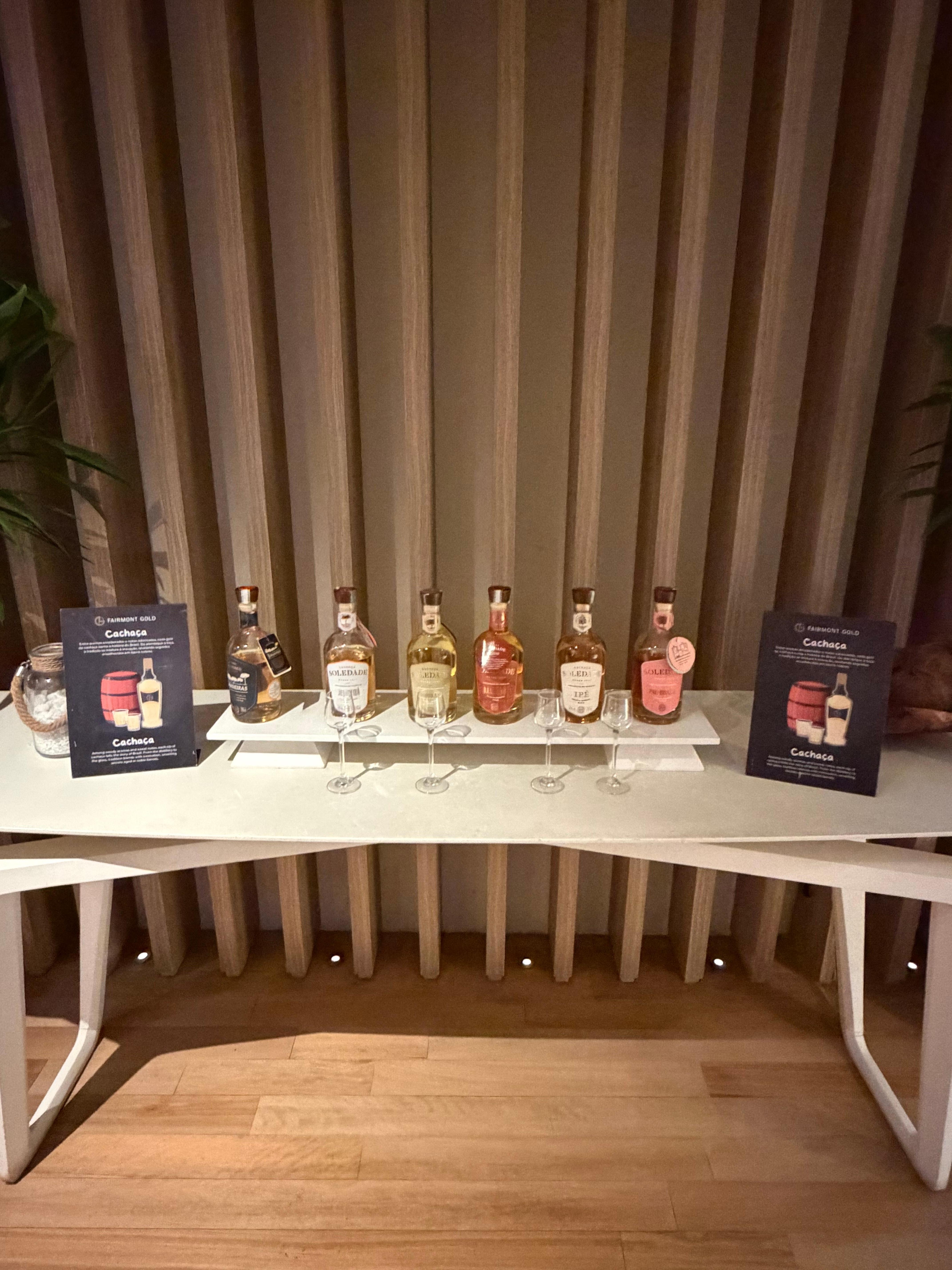 Free cachaca tasting when you book gold 