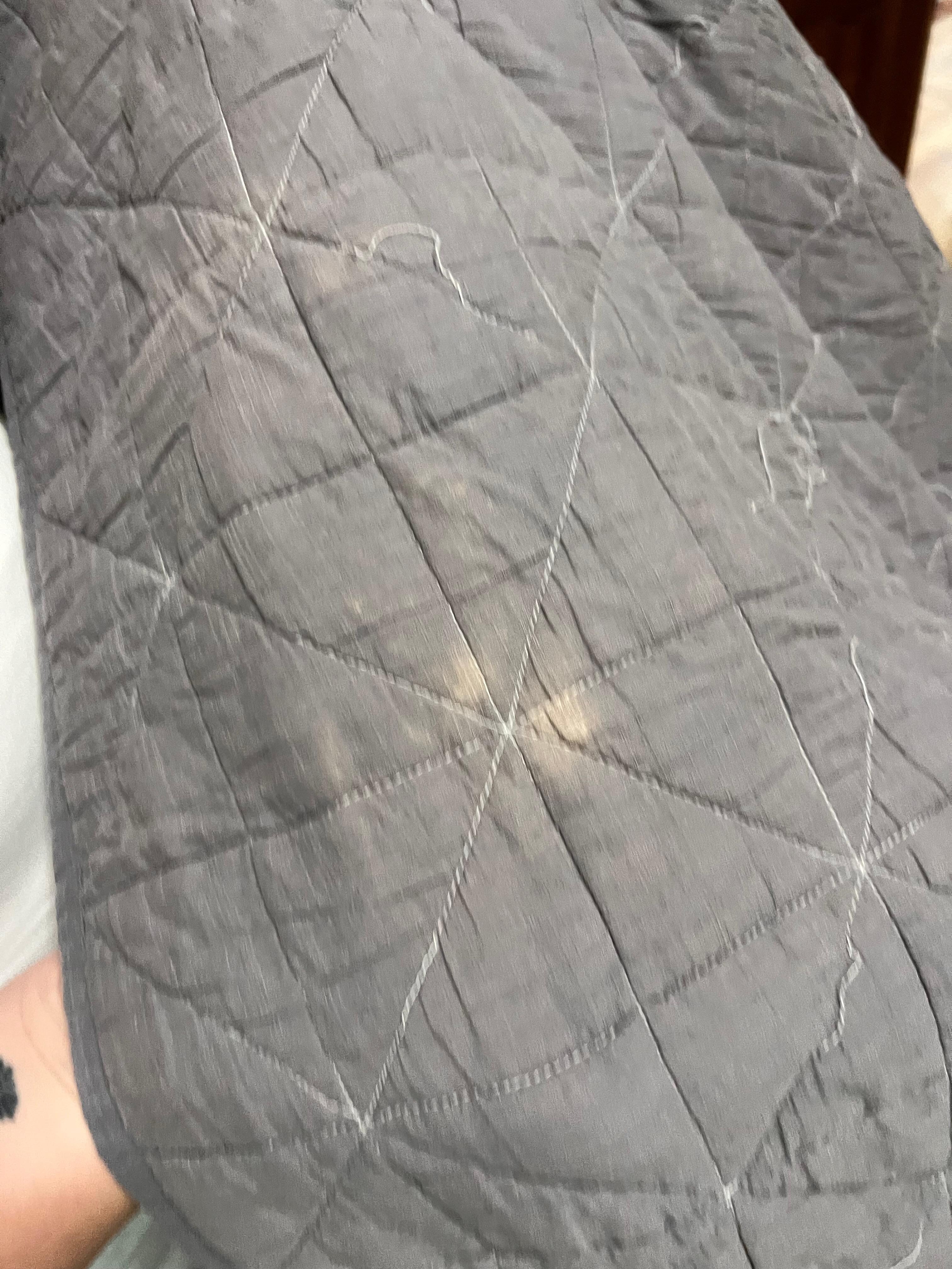 Blanket from closet as comforter was dirty