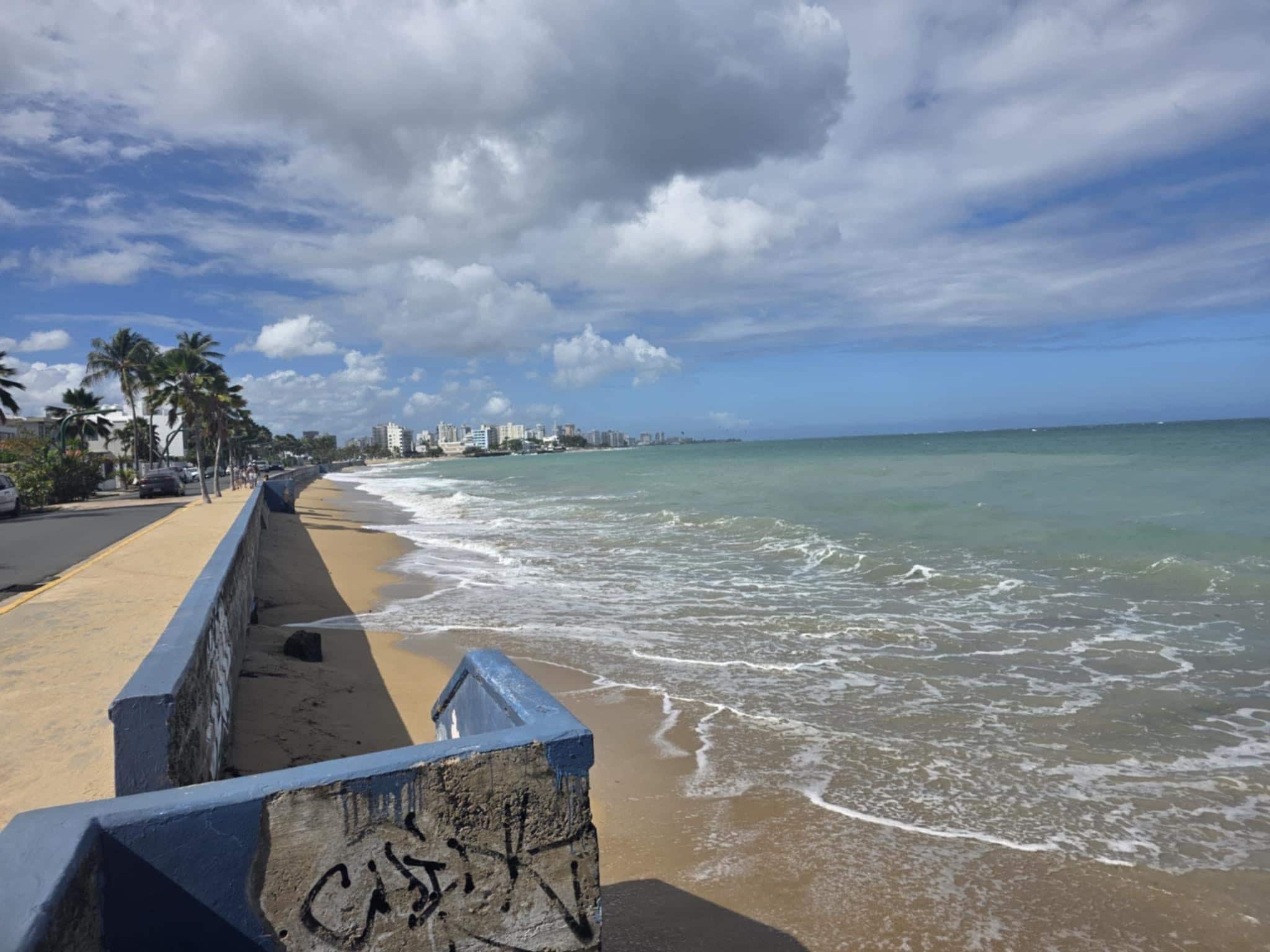 Beach down the street