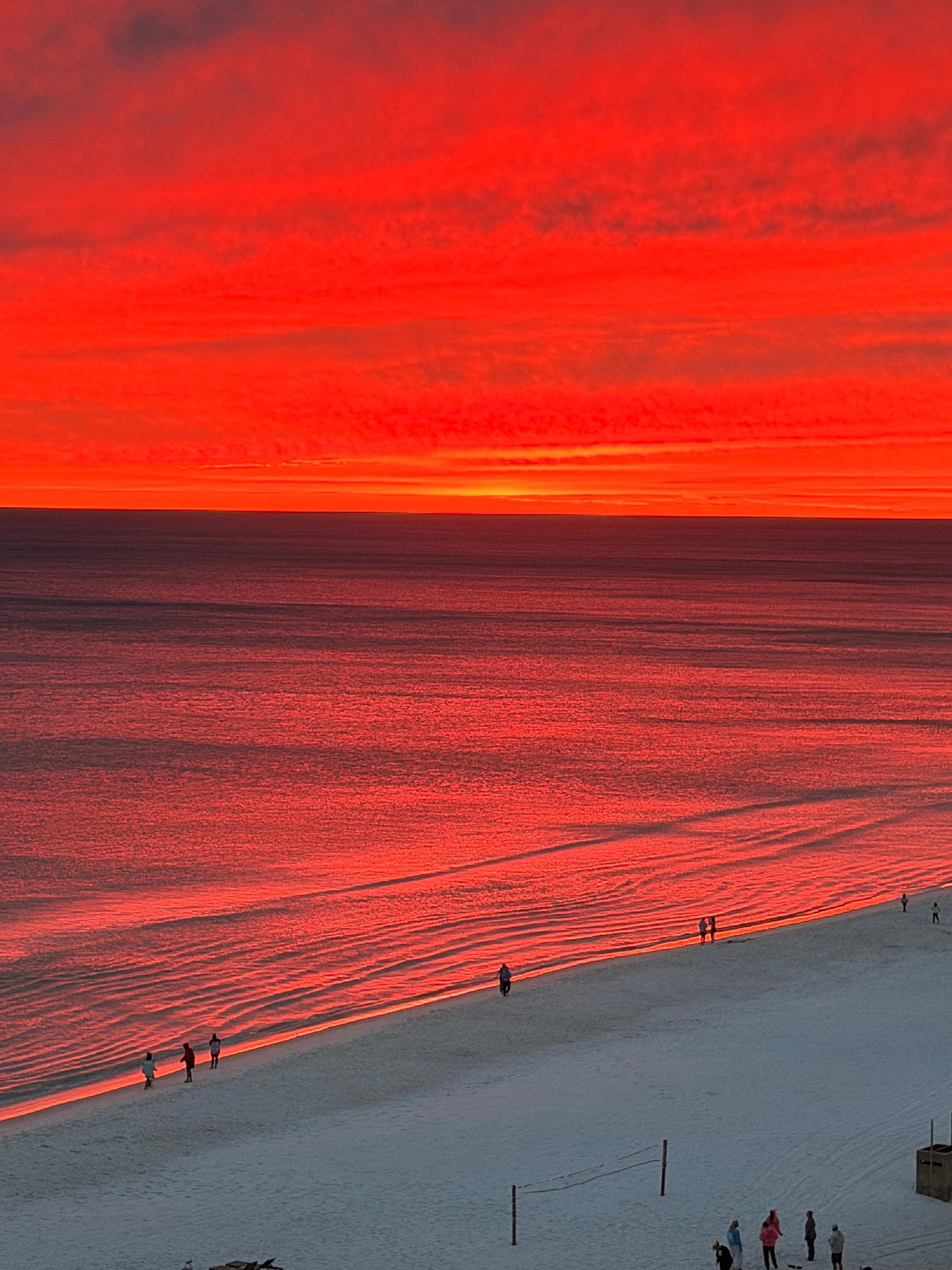 No filter sunset from the balcony! 