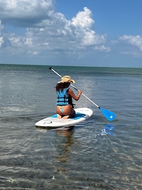Free kayaking and bicycles