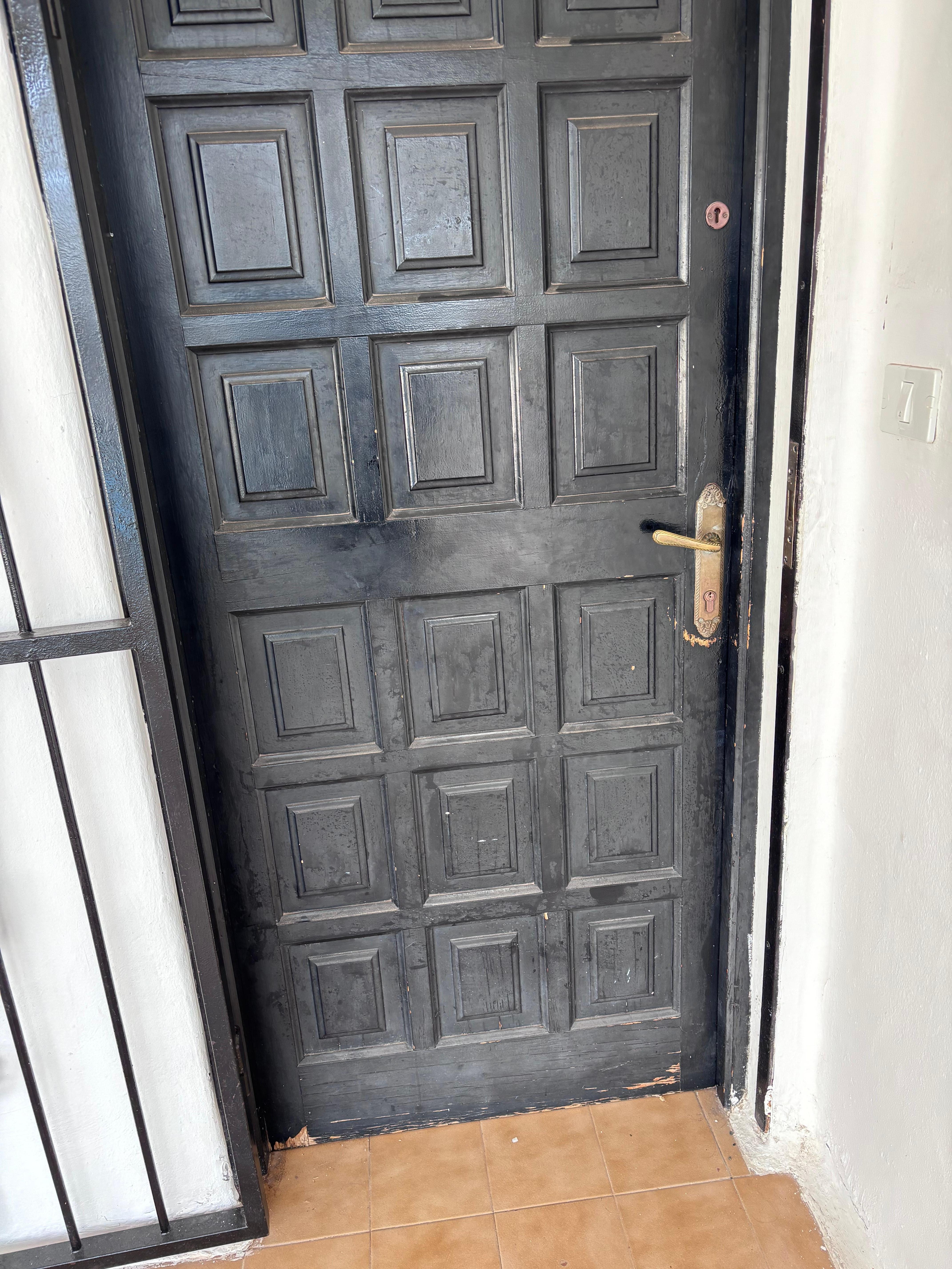 Front door needed to be cleaned 