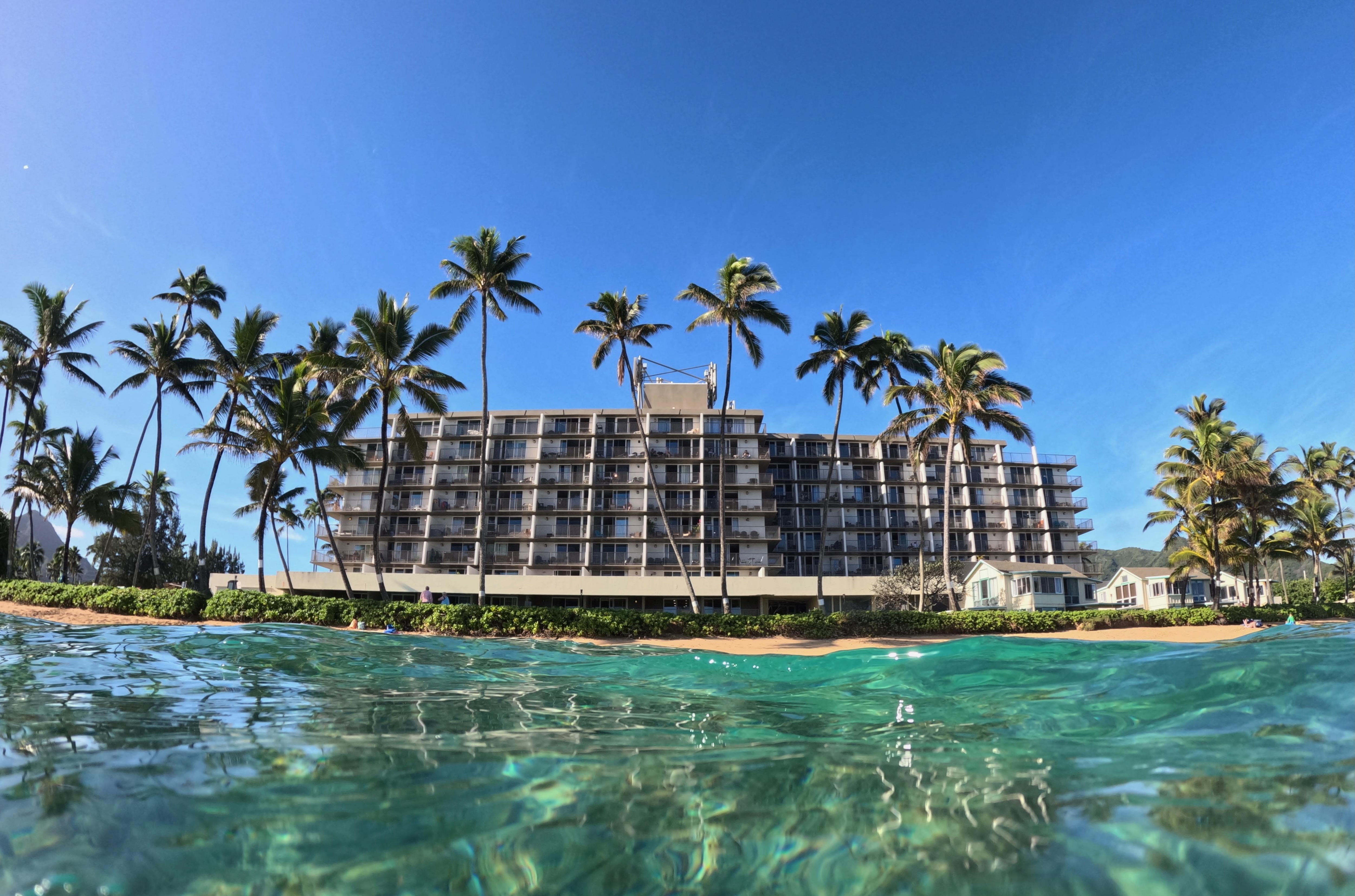 Pat's at Punalu'u from the ocean