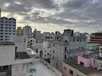 マンションの様な外廊下6階から撮影