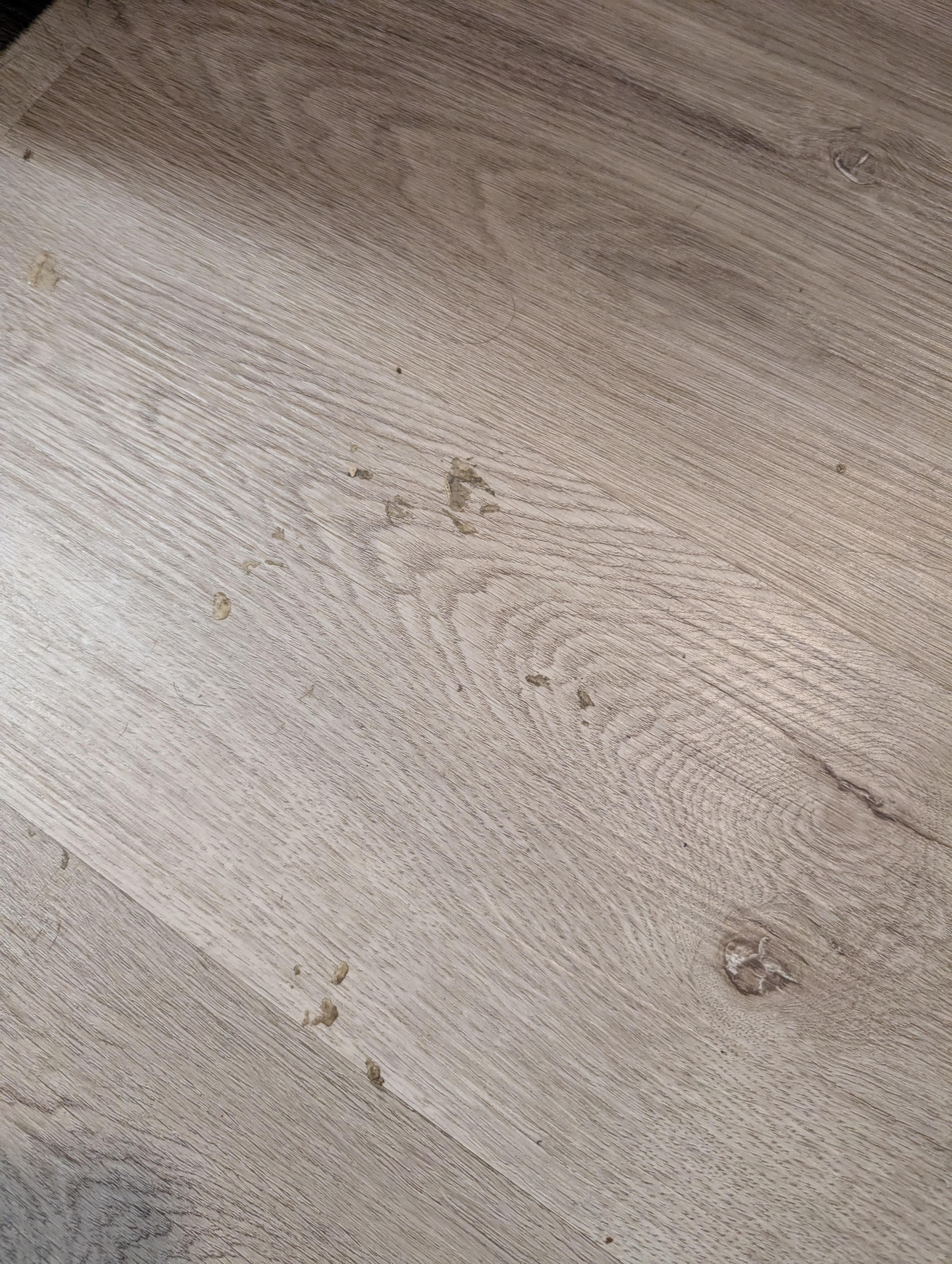 Dirty floor