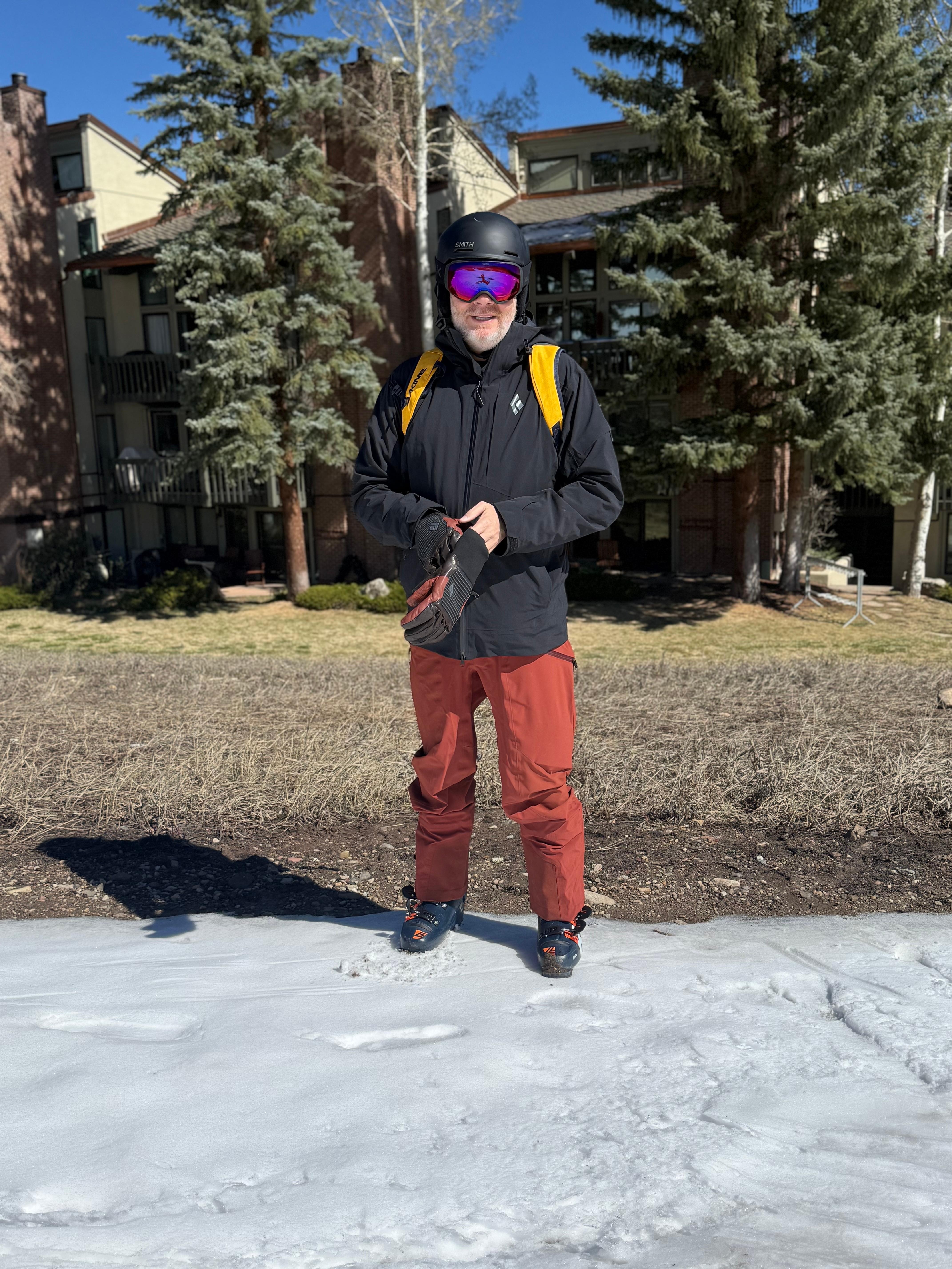 Condo is the background.