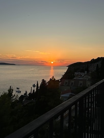 Sunset views from balcony