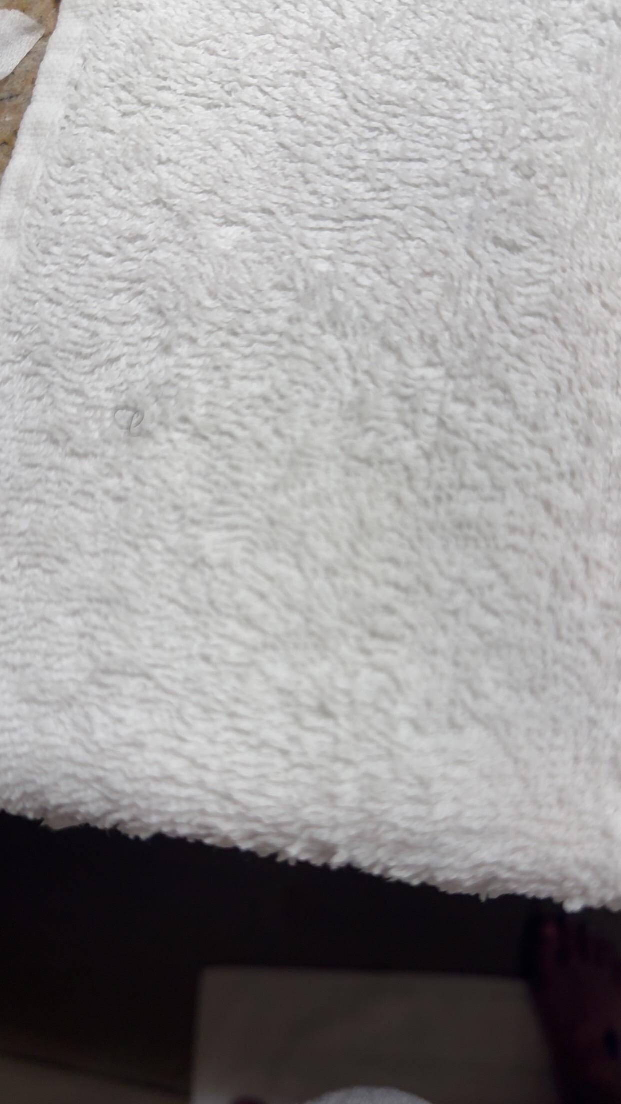 Pubic Hair in the wash cloth