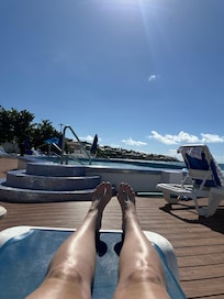 Daytime at the lower pool