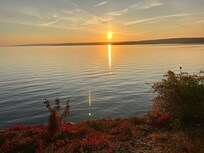 Sunrise from deck