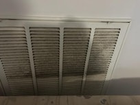 Filthy HVAC vent