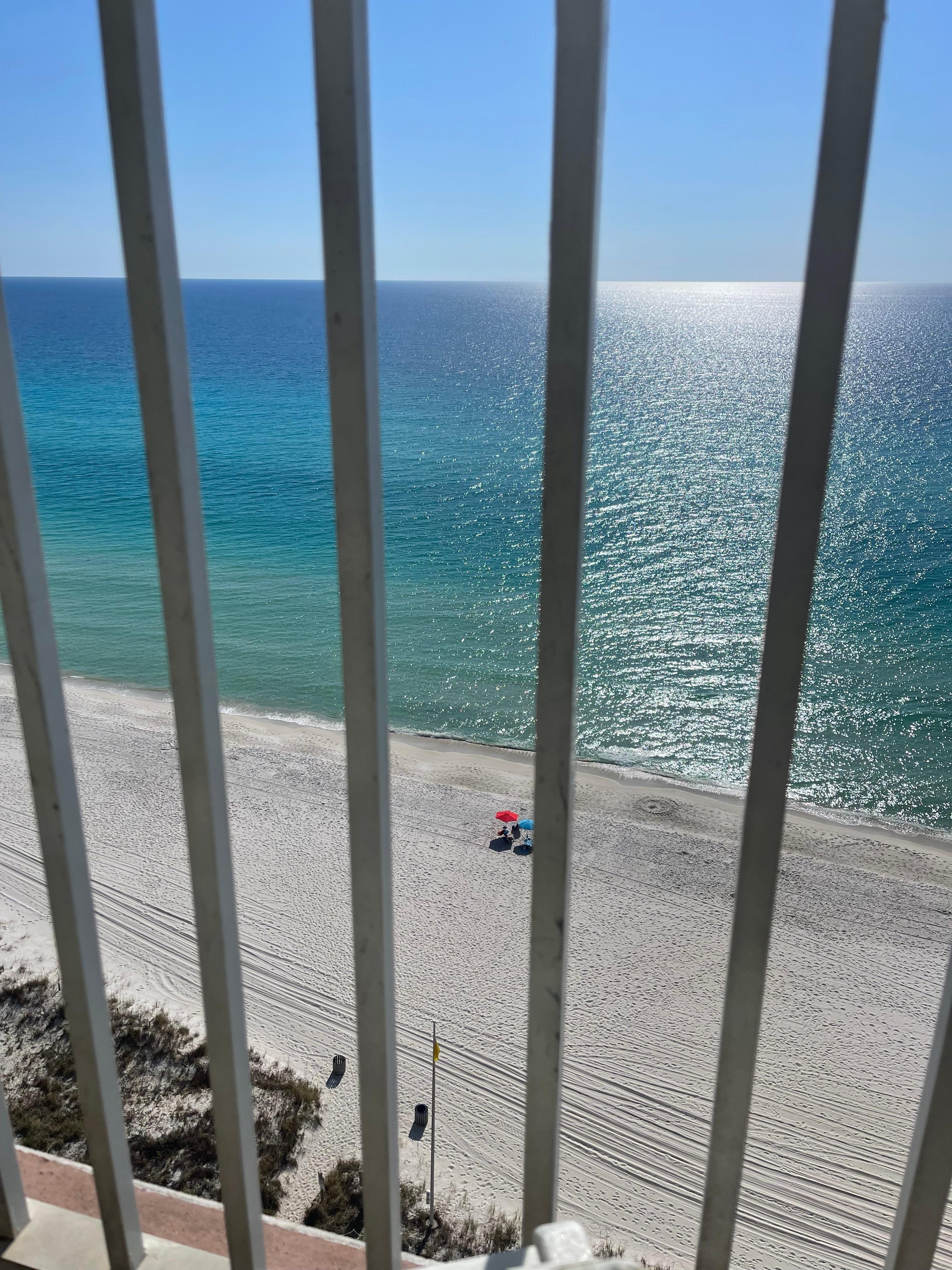 The view from the balcony 